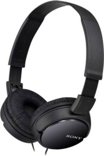 Sony MDR-ZX110   slúchadlá On Ear na ušiach  čierna