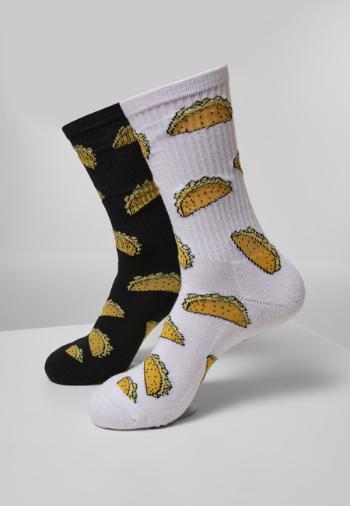 Mr. Tee Taco Socks 2-Pack white/black - 47–50