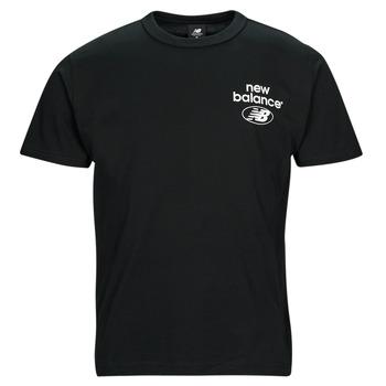 New Balance  Tričká s krátkym rukávom Essentials Logo T-Shirt  Čierna