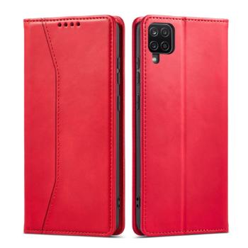 MG Magnet Fancy knižkové kožené puzdro na Samsung Galaxy A12 5G , červené