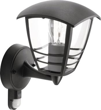 Philips Creek 153883016 vonkajšie nástenné osvetlenie s PIR senzorom  LED  E27 60 W čierna