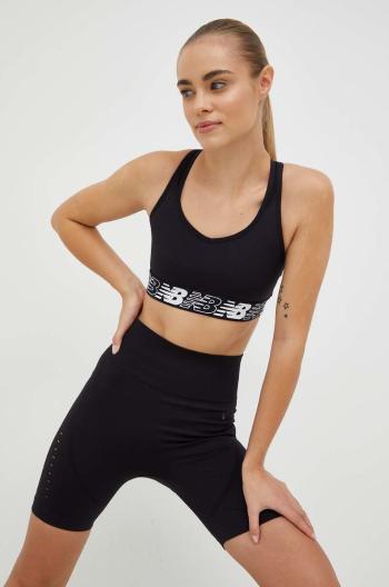 Športová podprsenka New Balance Pace Bra 3.0 čierna farba