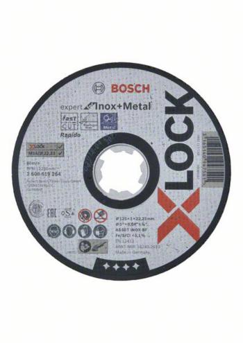 Bosch Accessories  2608619264 rezný kotúč rovný  125 mm 22.23 mm 1 ks