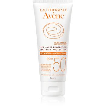 Avène Ochranné minerálne mlieko pre intolerantnú a alergickú pokožku SPF 50+ (Very High Protection Mineral Lotion) 100 ml