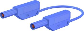 Stäubli SLK425-E/N bezpečnostné meracie káble [lamelový zástrčka 4 mm - lamelový zástrčka 4 mm] 25.00 cm modrá 1 ks