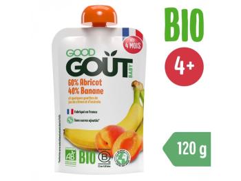 Good Gout Bio Marhuľa s banánom 120 g,GOOD GOUT BIO Marhuľa s banánom 120 g