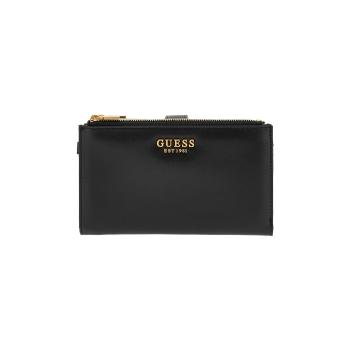 Guess  LAUREL SLG DBL ZIP ORGANIZER  Peňaženky Čierna