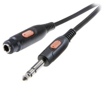 SpeaKa Professional SP-7870632 jack audio predlžovací kábel [1x jack zástrčka 6,35 mm - 1x jack zásuvka 6,35 mm] 5.00 m
