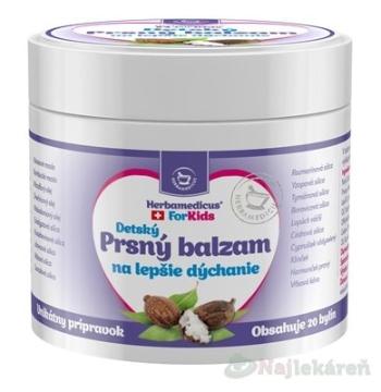 Herbamedicus Detský Prsný balzam, 50 ml