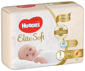 HUGGIES Elite Soft 1 3-5 kg 26 ks