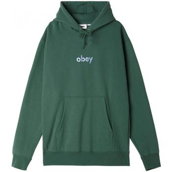Obey  Mikiny lowercase hood  Hnedá