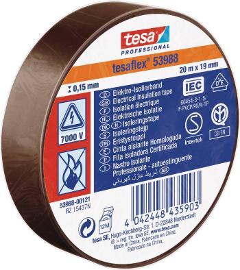 tesa  53988-00121-00 izolačná páska tesa® Professional hnedá (d x š) 20 m x 19 mm 1 ks