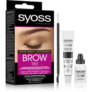 Syoss Brow Tint farba na obočie odtieň Dark Brown