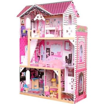 Domček pre bábiky drevený 82 × 33 × 118 cm (8590331936175)