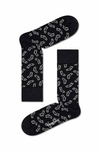 Ponožky Happy Socks Black Socks čierna farba