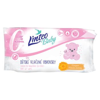 LINTEO Baby Vlhčené obrúsky Soft & Cream 72 ks