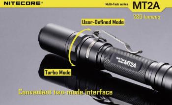 NiteCore MT2A LED  vreckové svietidlo (baterka)  na batérie 280 lm 50 h 67 g