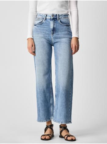 Svetlomodré dámske skrátené boyfriend rifle Pepe Jeans Lexa