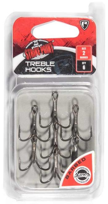 Fox rage trojháčiky strike point treble hooks - 1