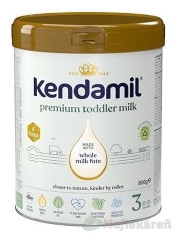 KENDAMIL Premium 3 HMO+ mliečna výživa malých detí (od ukonč. 12. mesiaca) 800 g