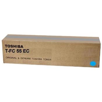 TOSHIBA T-FC55EC - originálny toner, azúrový, 26500 strán