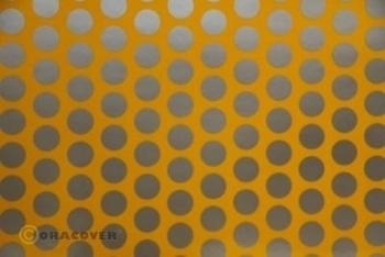 Oracover 91-030-091-010 fólie do plotra Easyplot Fun 1 (d x š) 10 m x 38 cm žltá cub, strieborná