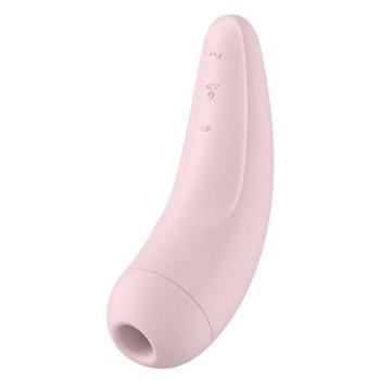 SATISFYER Curvy 2+ Pink vibrátor na stimuláciu klitorisu