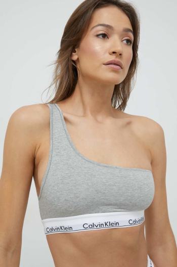 Podprsenka Calvin Klein Underwear šedá farba, jednofarebný