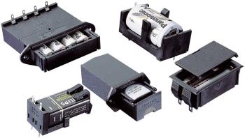 TRU COMPONENTS 46300000 batériový držák 2x 9 V bloková spájkovaný konektor (d x š x v) 37 x 65 x 21.5 mm