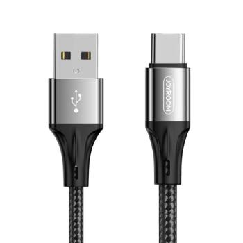Joyroom Fast Charging kábel USB / USB-C 3A 1.5m, čierny (S-1530N1)