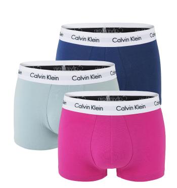 Calvin Klein - boxerky 3PACK cotton stretch cyclamen color - limitovaná edícia-XL (101-106 cm)
