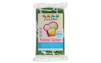 Zelený rolovaný fondán Forest Green (farebný fondán) 250 g - FunCakes