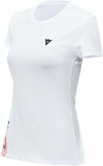 Dainese T-Shirt Logo Lady White/Black 3XL Tričko