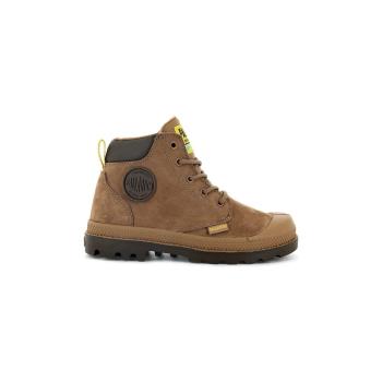 Palladium  Kids Pampa Hi Cuff WP - Mahogany  Čižmy Hnedá