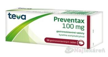 Preventax 100 mg tbl.ent.50 x 100 mg