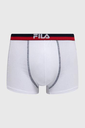 Boxerky Fila (2-pack) pánske, biela farba