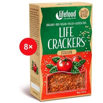 Lifefood CRACKERS - talianske RAW BIO – 8 ks (1086)