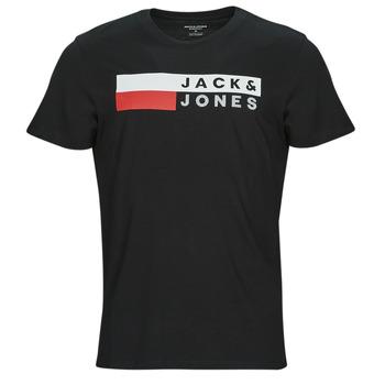 Jack & Jones  Tričká s krátkym rukávom JJECORP LOGO TEE SS O-NECK  Čierna