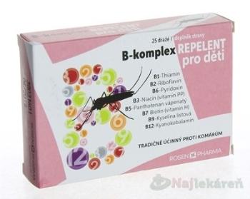 RosenPharma B komplex Repelent pre deti 25 tabliet