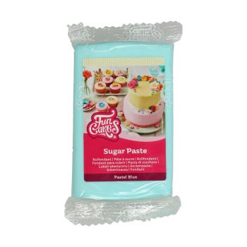 Pastelovo modrý rolovaný fondant Pastel Blue - farebný fondán 250 g