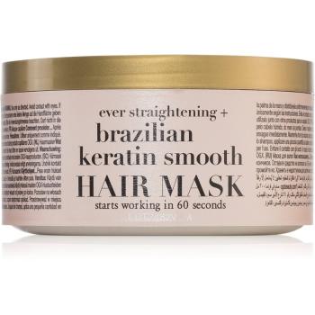 OGX Brazilian Keratin Smooth uhladzujúca maska s keratínom 300 ml