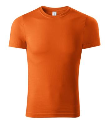MALFINI Tričko Paint - Oranžová | XXL