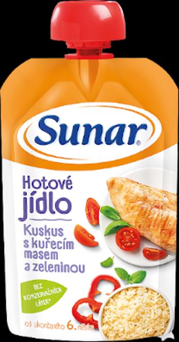 SUNAR príkrm kuskus s kuracím mäsom a zeleninou 6m+ 120 g