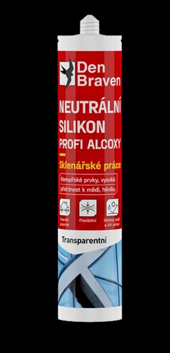 DEN BRAVEN - Neutrálny silikón PROFI transparentná 0,28 L