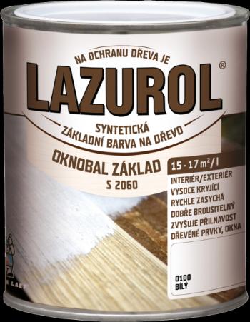 BARVY A LAKY HOSTIVAŘ LAZUROL OKNOBAL S2060 - Základná farba na drevo biela 0,6 l