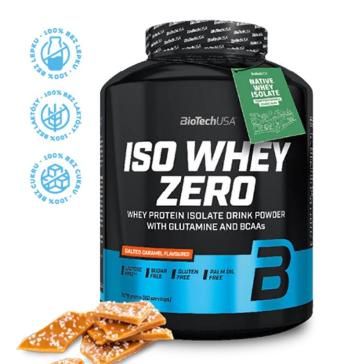 BioTechUSA ISO WHEY ZERO /NATIVE/ slaný karamel 2270 g