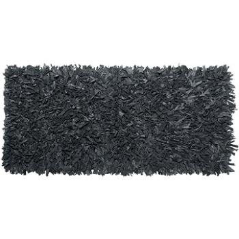 Koberec Shaggy čierny 80 × 150 cm MUT, 146552 (beliani_146552)