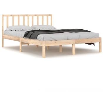Rám postele masívna borovica 135 × 190 cm Double, 3105046