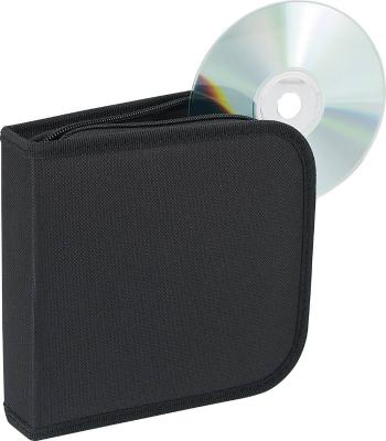 Renkforce  taška na CD 28 CD / DVD / Blu-ray Nylon® čierna 1 ks (š x v x h) 158 x 40 x 160 mm 775393