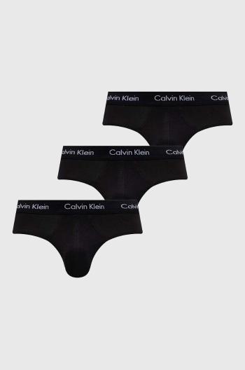 Slipy Calvin Klein Underwear 3-pak pánske, biela farba, 0000U2661G